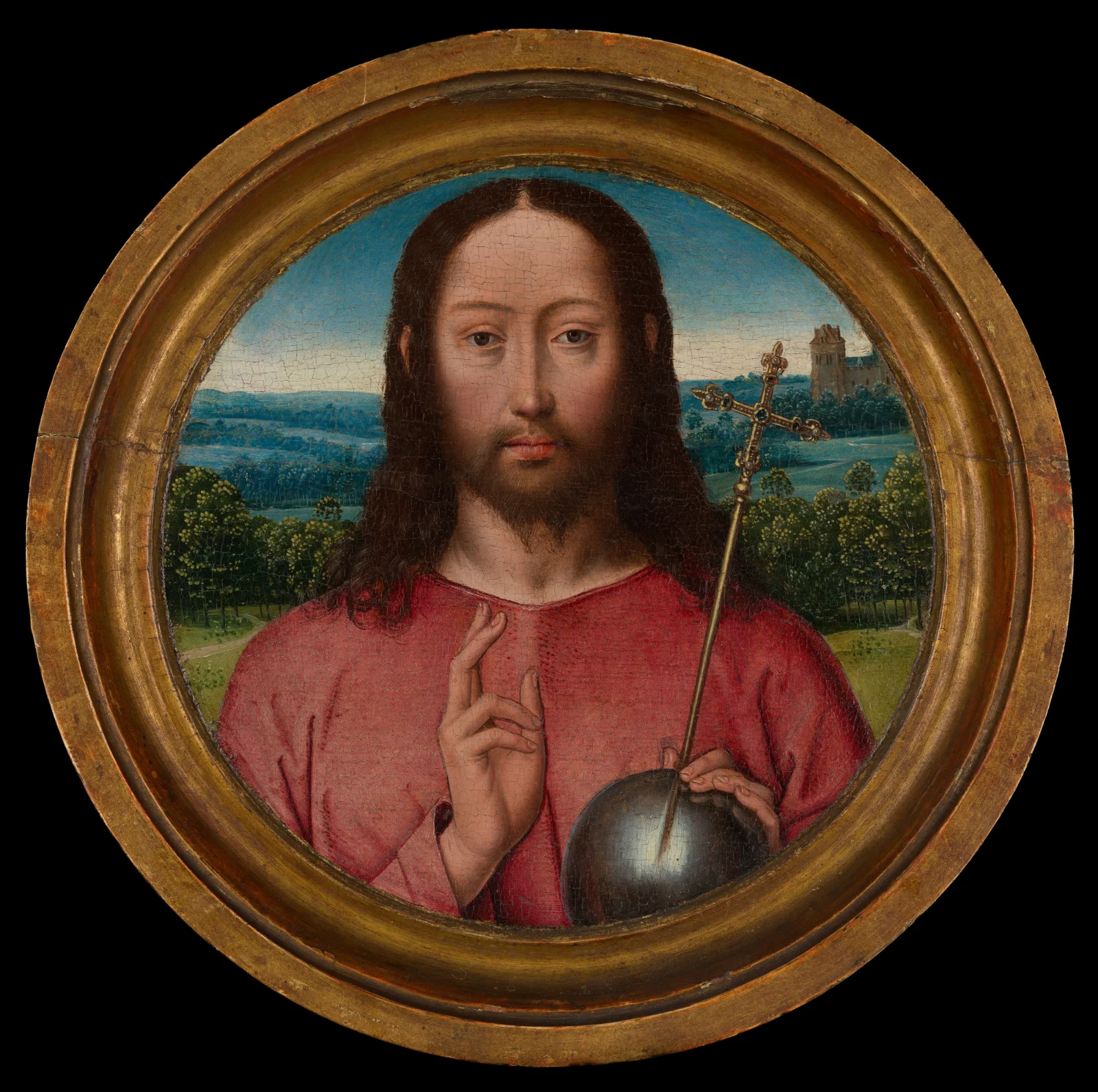 Laser cut and engrave Hans_Memling-Salvator_Mundi-32.100.54
