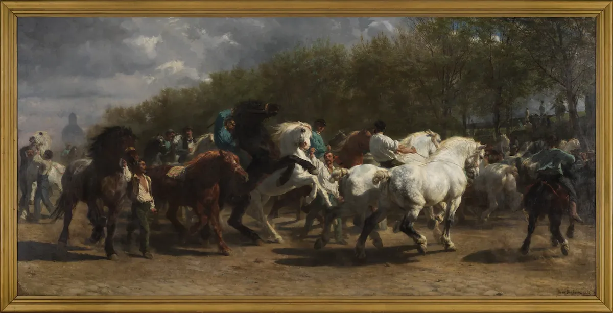 Laser cut and engrave Rosa_Bonheur-The_Horse_Fair-87.25