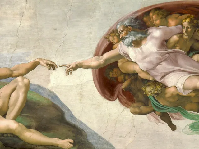 Michelangelo Buonarroti's The Creation of Adam (circa 1511)