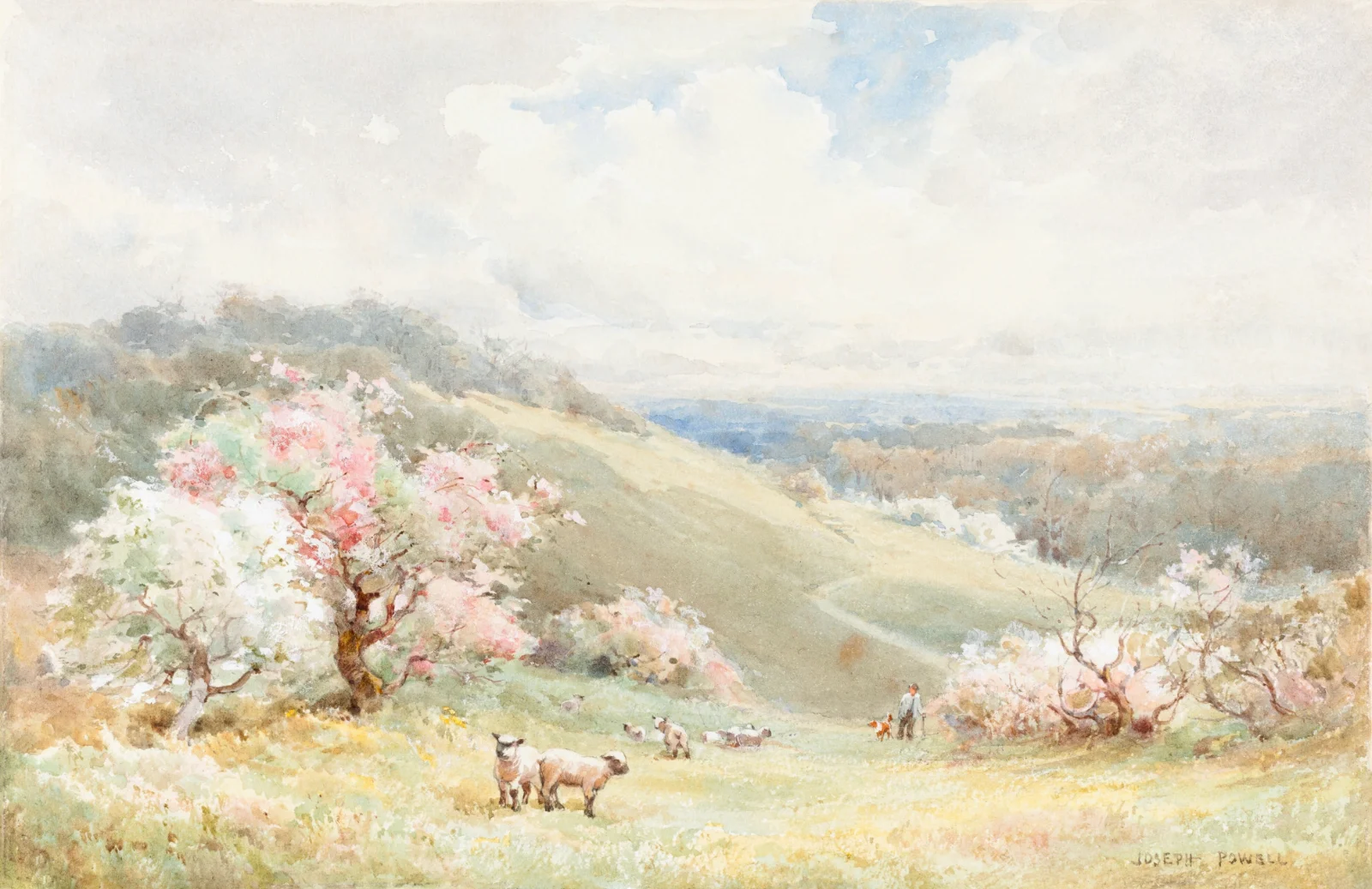 Laser cut and engrave Spring by Joseph Rubens Powell (1835–1871)