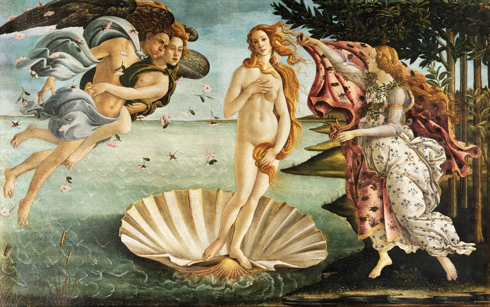 Sandro Botticelli's The Birth of Venus (1485)