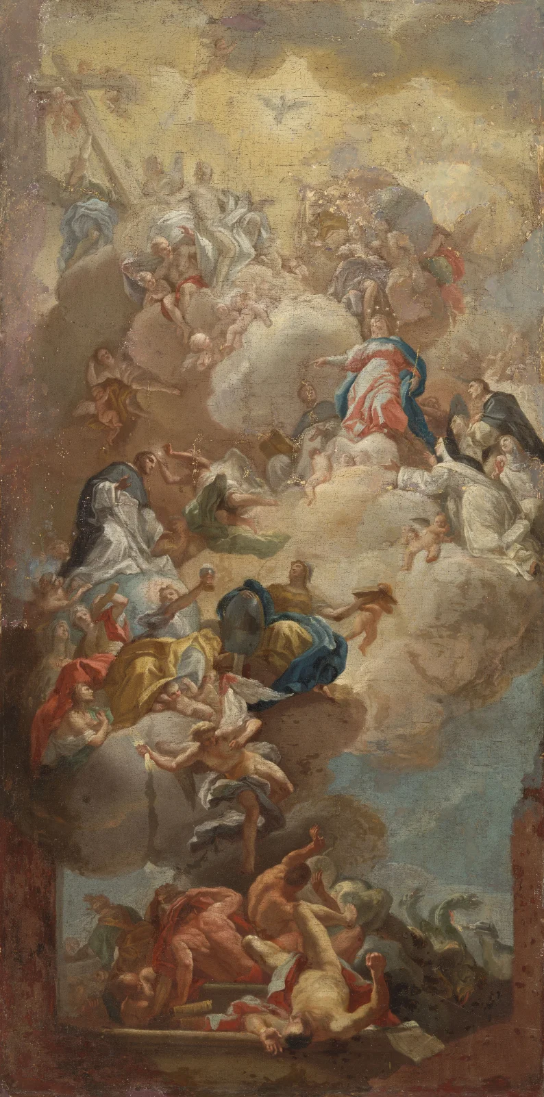 The Glorification of Saint Dominic (1710 - 1785) by Francesco Solimena