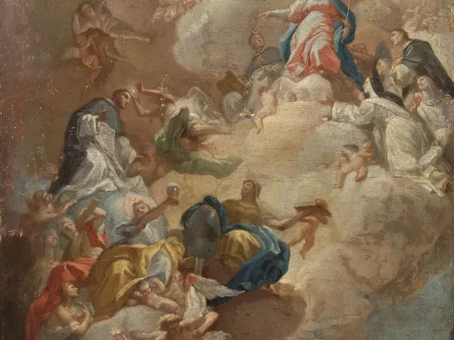 The Glorification of Saint Dominic (1710 - 1785) by Francesco Solimena