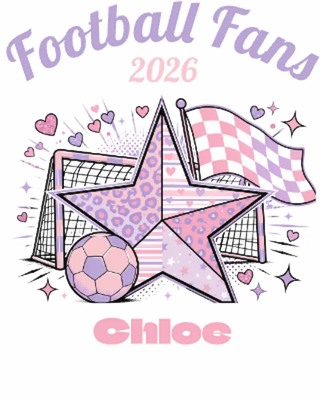 Football Fans 2026 Star Design