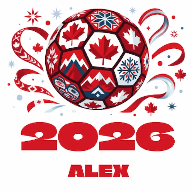 Canadian Soccer Ball Celebration Design