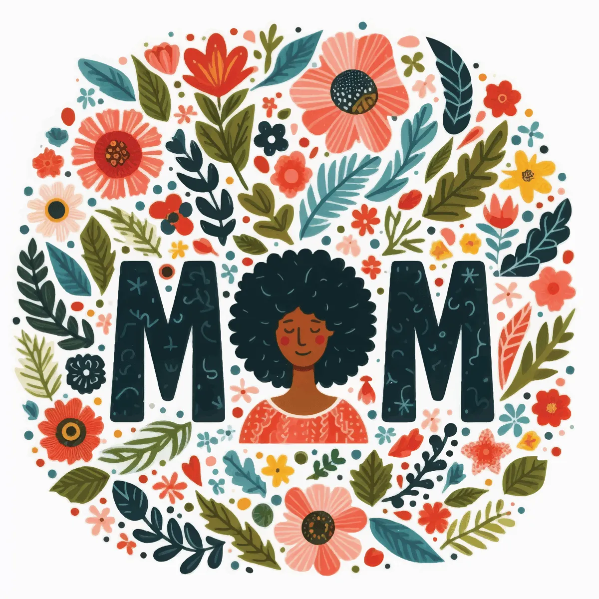 Laser cut and engrave Mom Floral Frame For Mother's Day