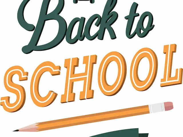 Back To School Bus Pencil Banner