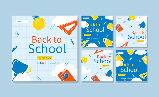 Back To School Education Social Media