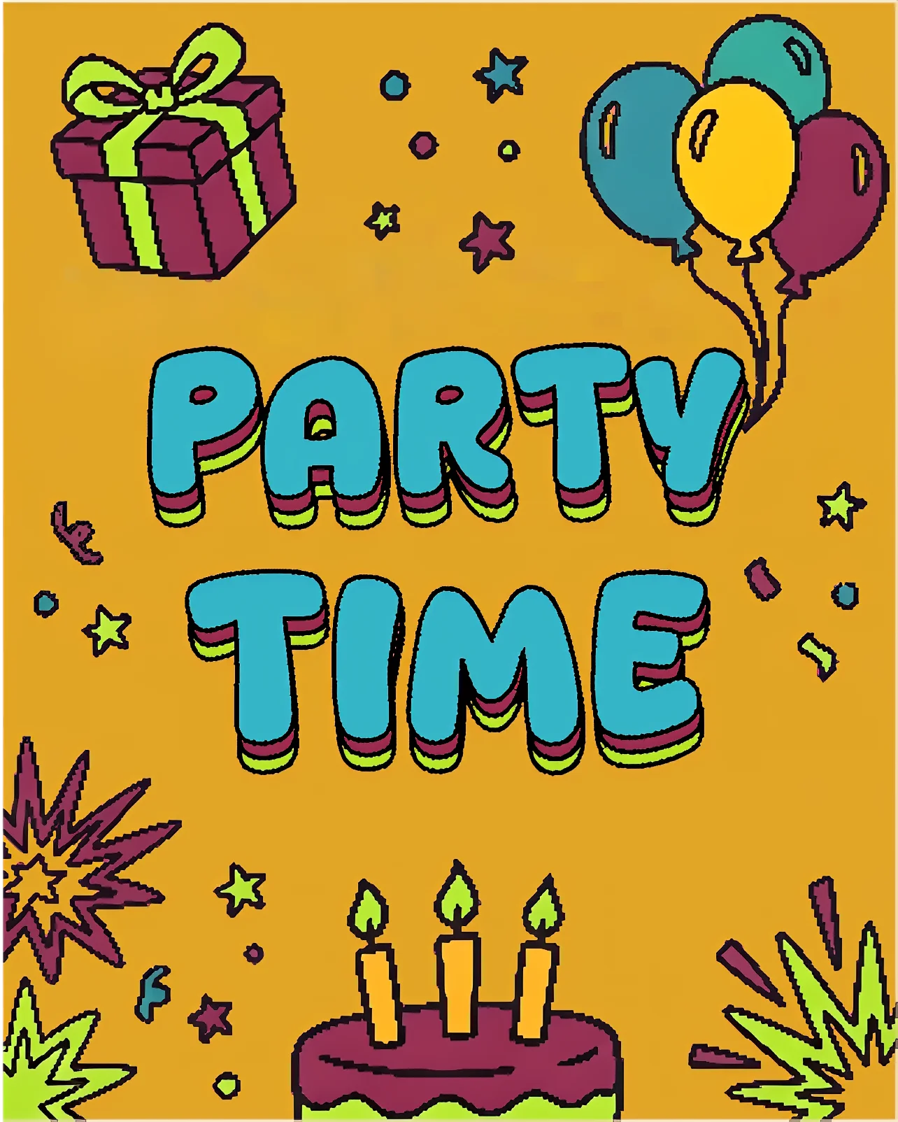 Party Time Celebration Design