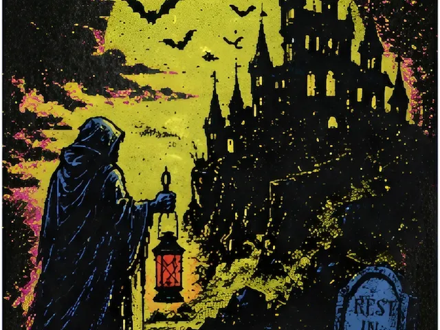 Halloween Haunted Castle Poster