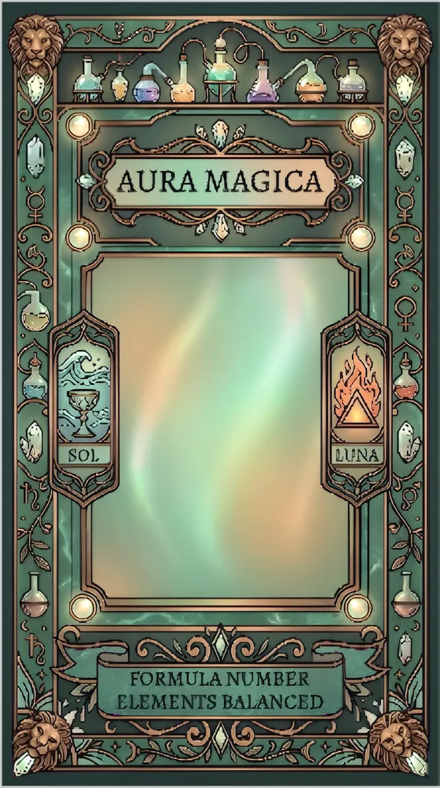 Magical Alchemy Template Frame