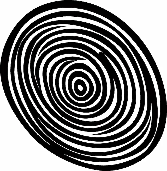 Geometric Circle And Triangle Pattern